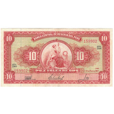 Banknote, Peru, 10 Soles De Oro, 1967, 1967-05-25, KM:84a, AU(50-53)