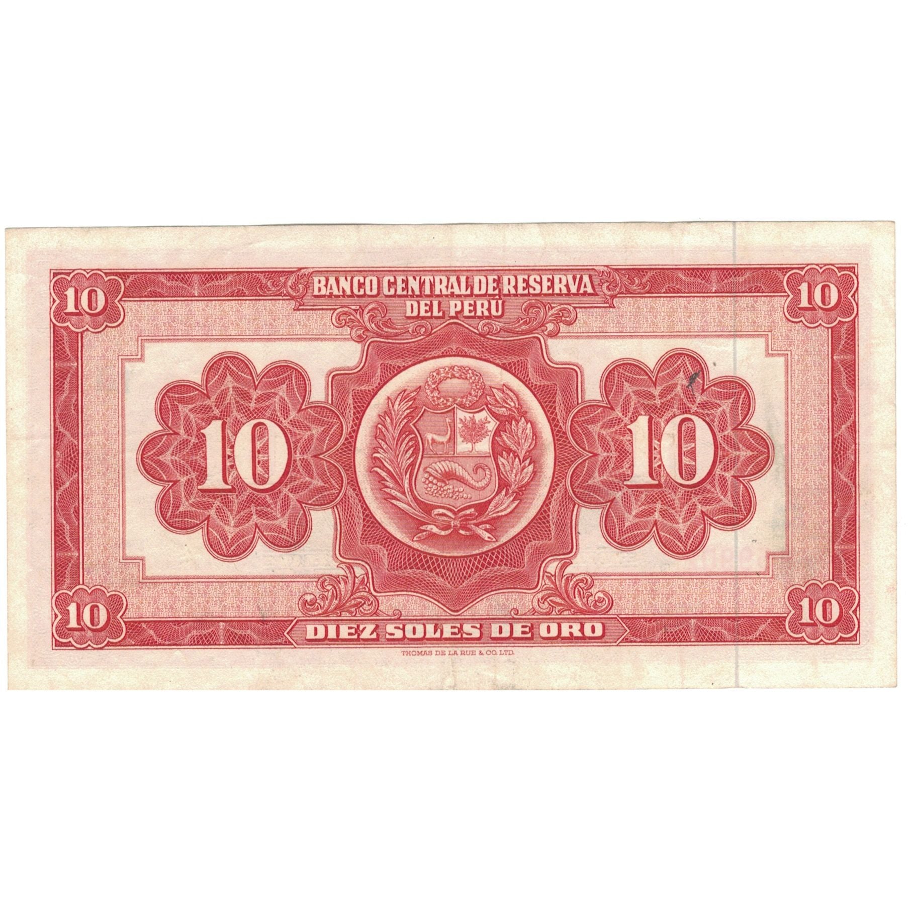 Banknote, Peru, 10 Soles De Oro, 1967, 1967-05-25, KM:84a, AU(50-53)