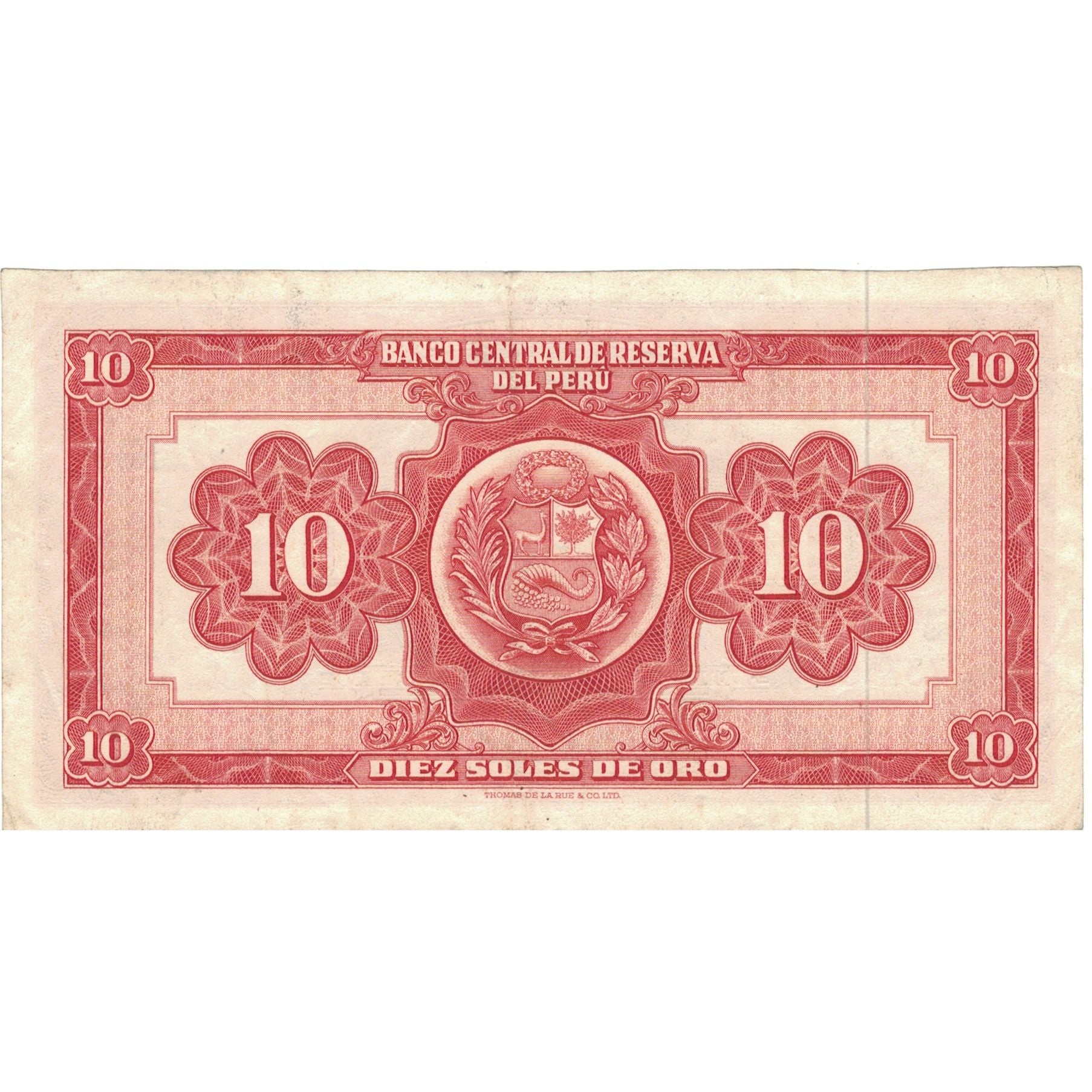 Banknote, Peru, 10 Soles De Oro, 1967, 1967-05-25, KM:84a, EF(40-45)