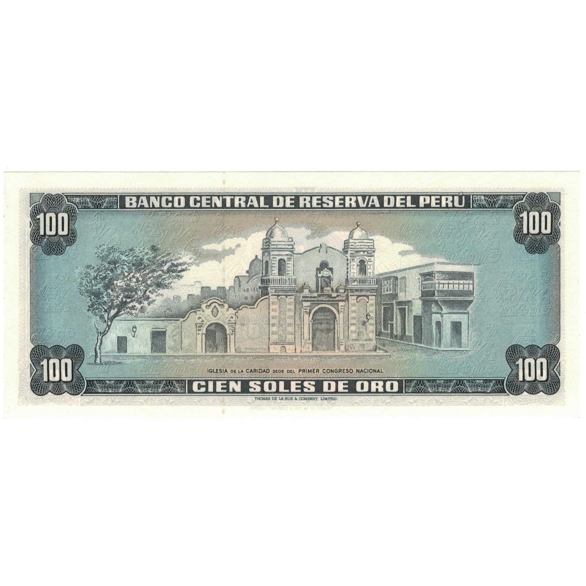 Billet, Pérou, 100 Soles De Oro, 1976, 1974-05-16, KM:102c, SPL+