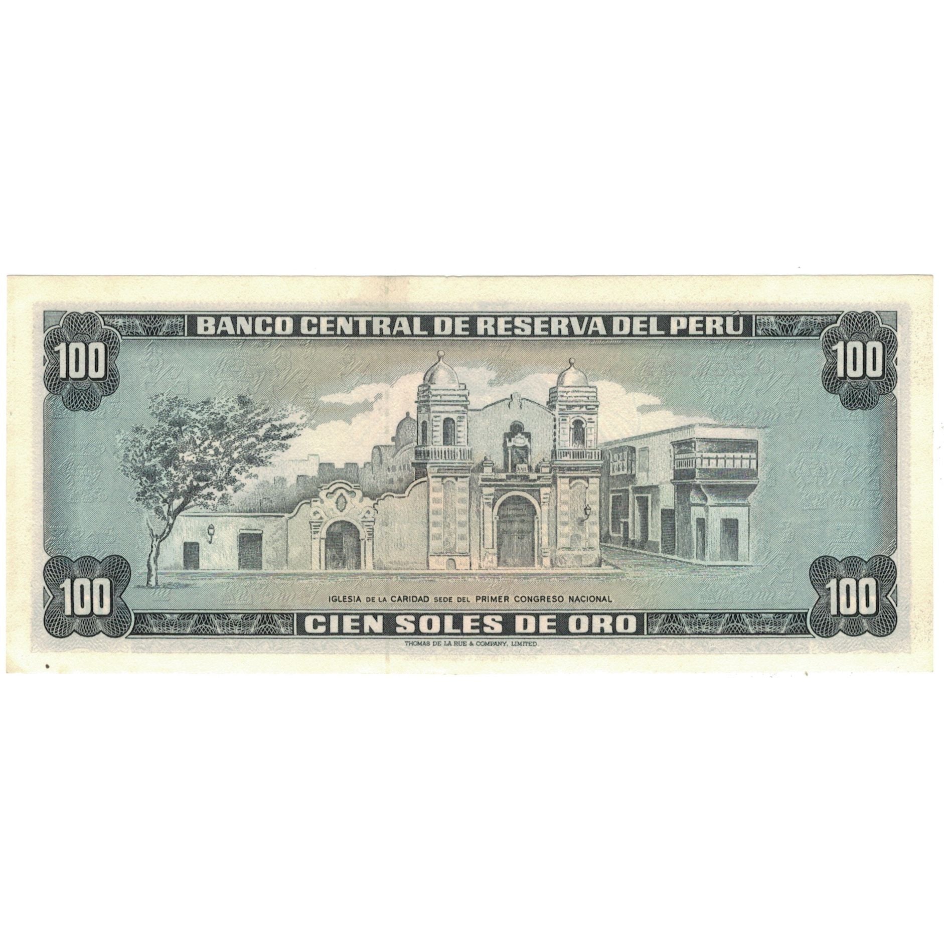 Billet, Pérou, 100 Soles De Oro, 1976, 1974-05-16, KM:102c, SPL+