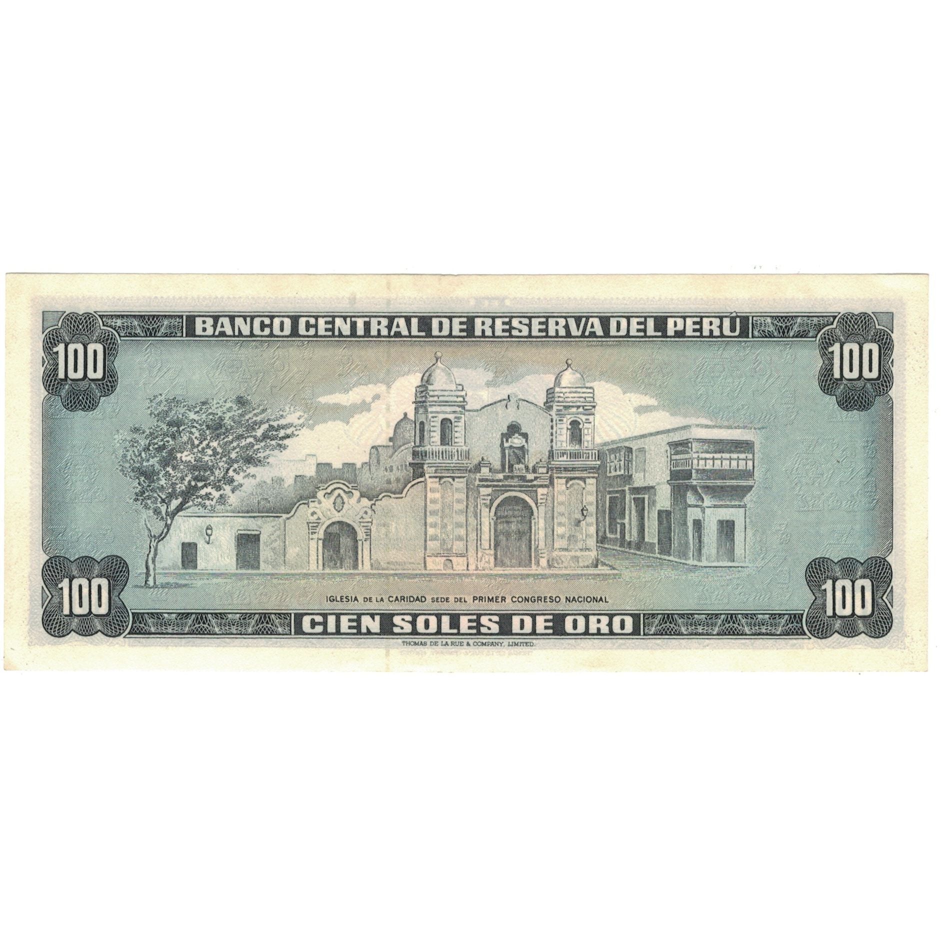 Billet, Pérou, 100 Soles De Oro, 1976, 1974-05-16, KM:102c, SPL+