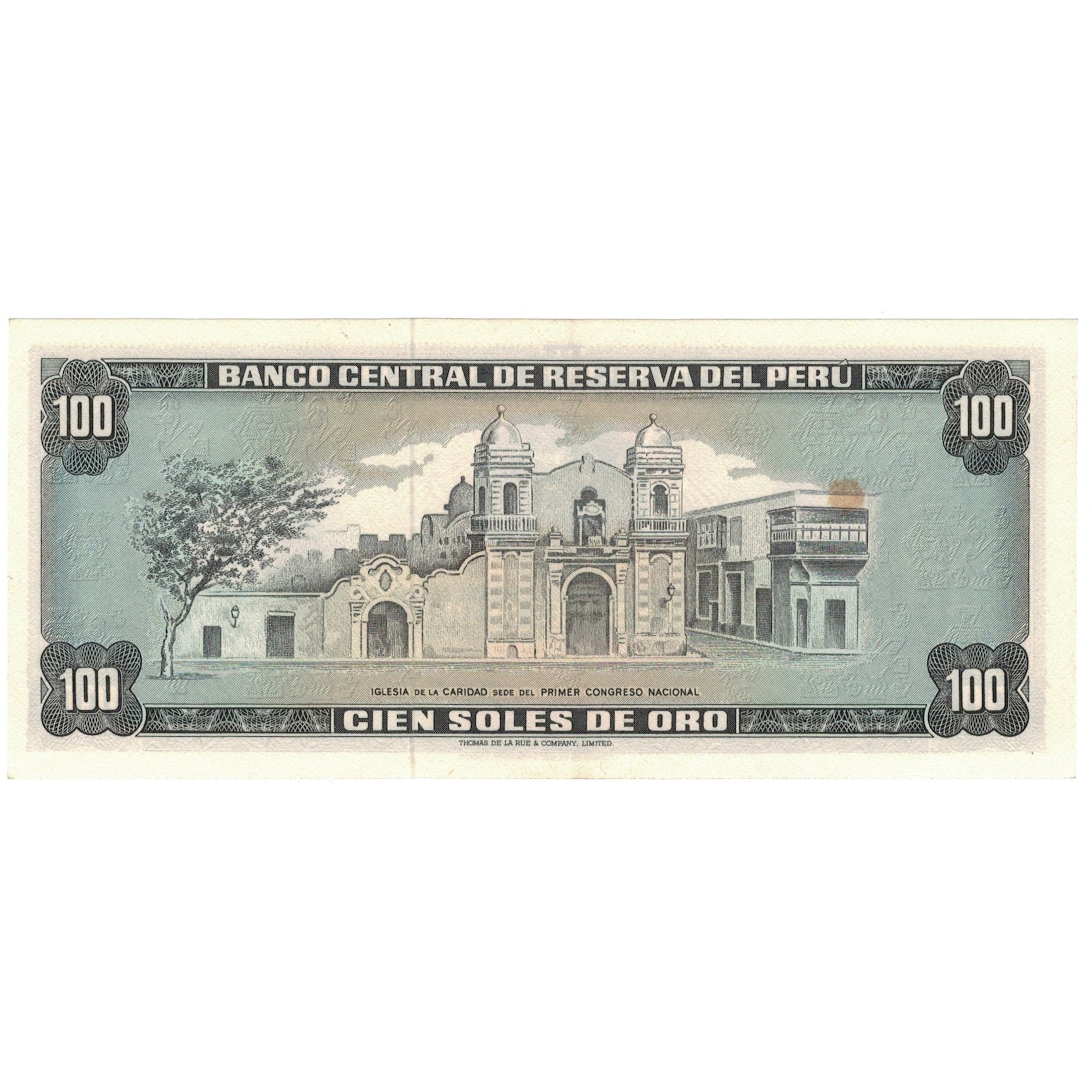 Banknote, Peru, 100 Soles De Oro, 1976, 1974-05-16, KM:102c, AU(55-58)