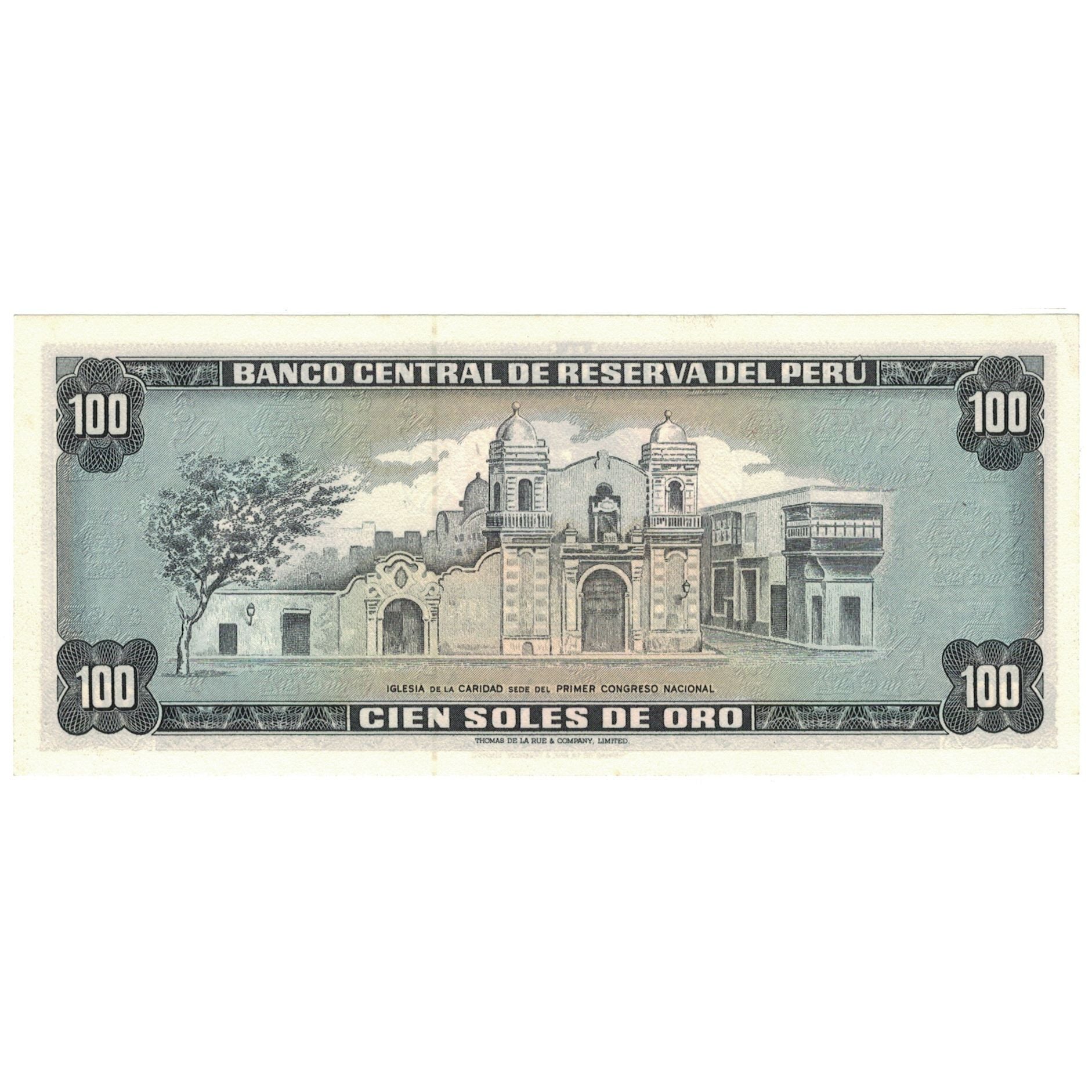 Banconote, Perù, 100 Soles De Oro, 1976, 1974-08-15, KM:102c, SPL+