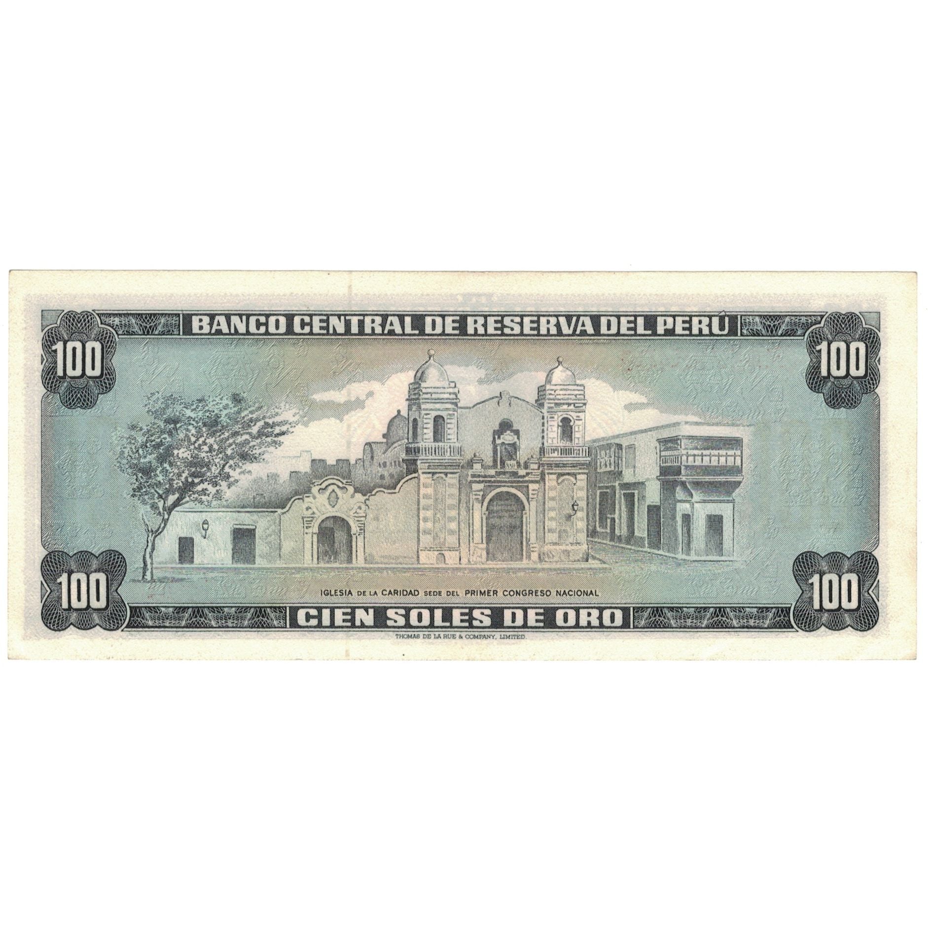Billet, Pérou, 100 Soles De Oro, 1976, 1974-08-15, KM:102c, SPL+