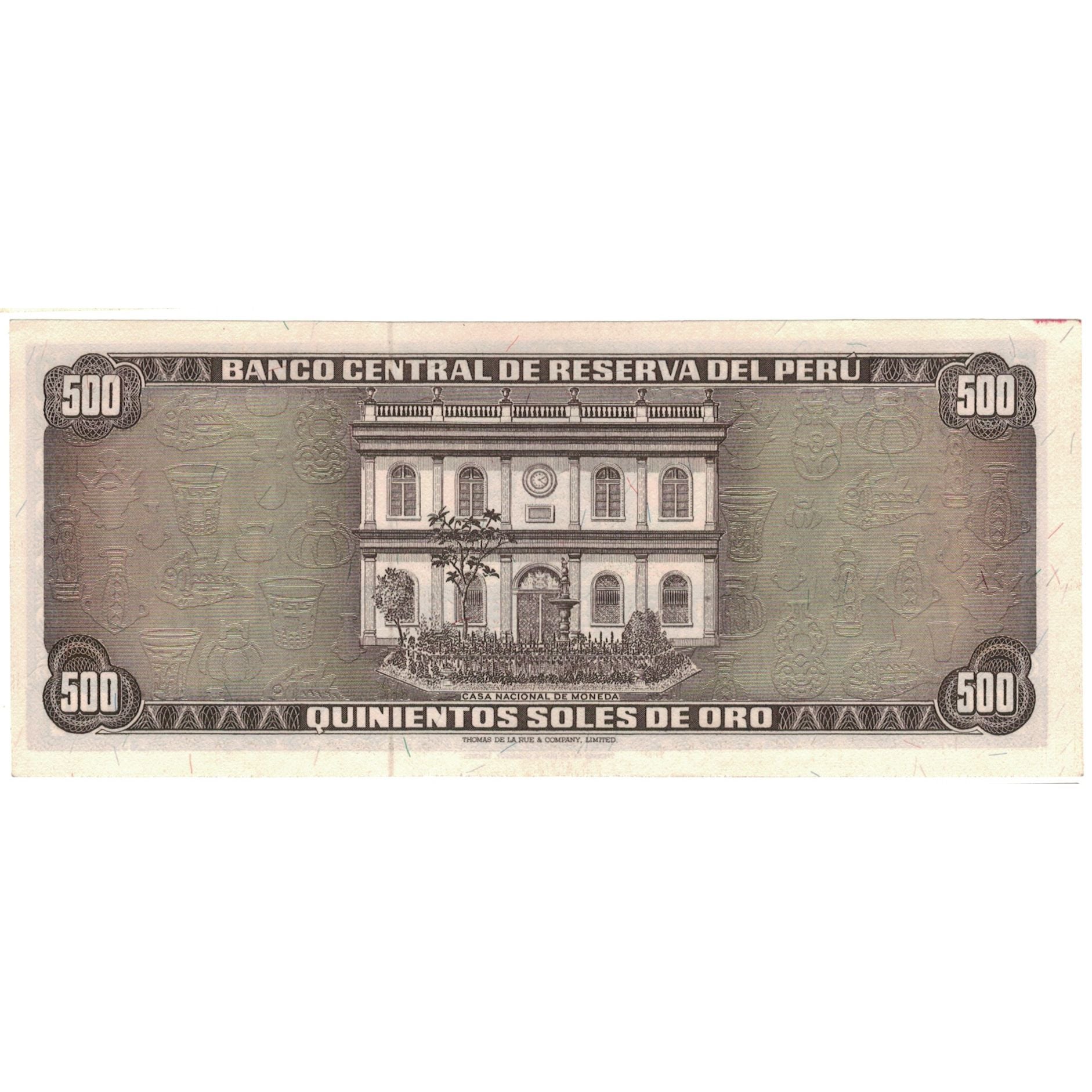 Geldschein, Peru, 500 Soles De Oro, 1975, 1975-10-02, KM:110, UNZ-