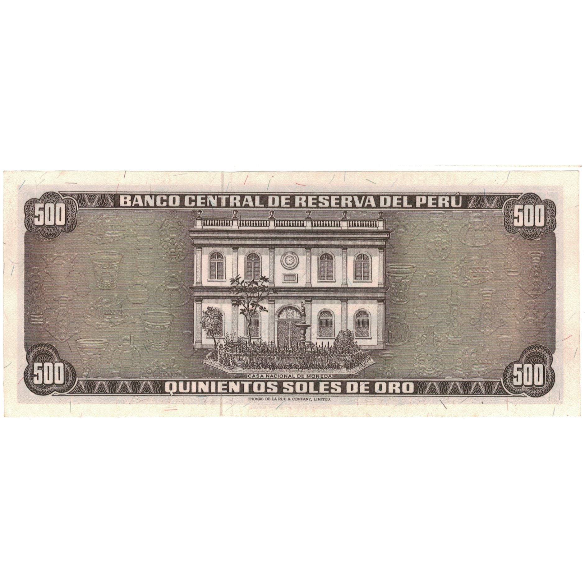 Billet, Pérou, 500 Soles De Oro, 1975, 1975-10-02, KM:110, SPL+