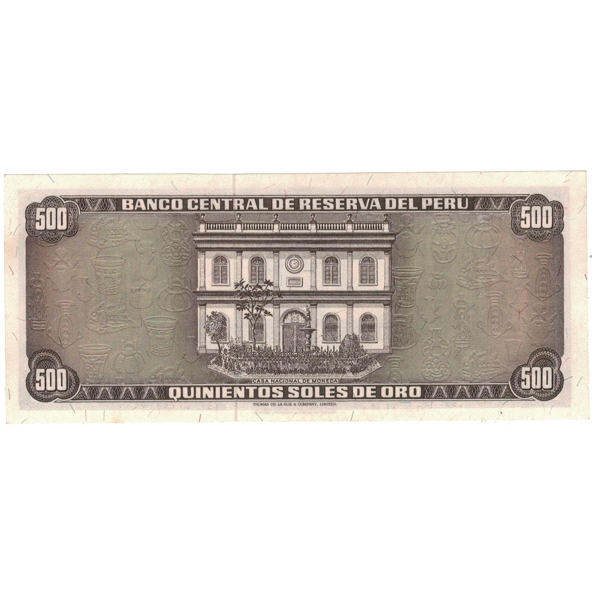 Billete, 500 Soles De Oro, 1975, Perú, 1975-10-02, KM:110, SC+