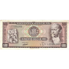 Banconote, Perù, 500 Soles De Oro, 1969, 1969-06-20, KM:104a, SPL-