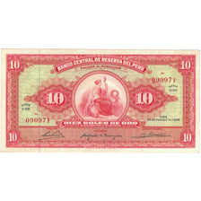Banconote, Perù, 10 Soles De Oro, 1965, 1965-02-26, KM:88, BB