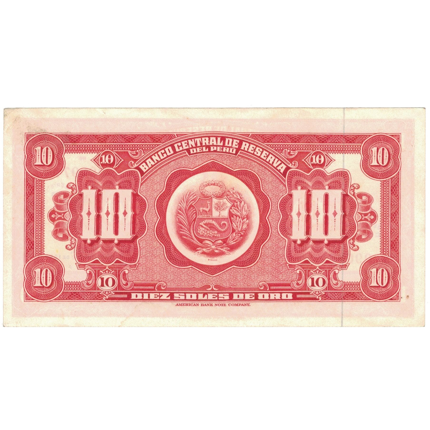 Banconote, Perù, 10 Soles De Oro, 1965, 1965-02-26, KM:88, BB