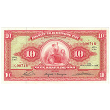 Billet, Pérou, 10 Soles De Oro, 1965, 1965-02-26, KM:88, SPL