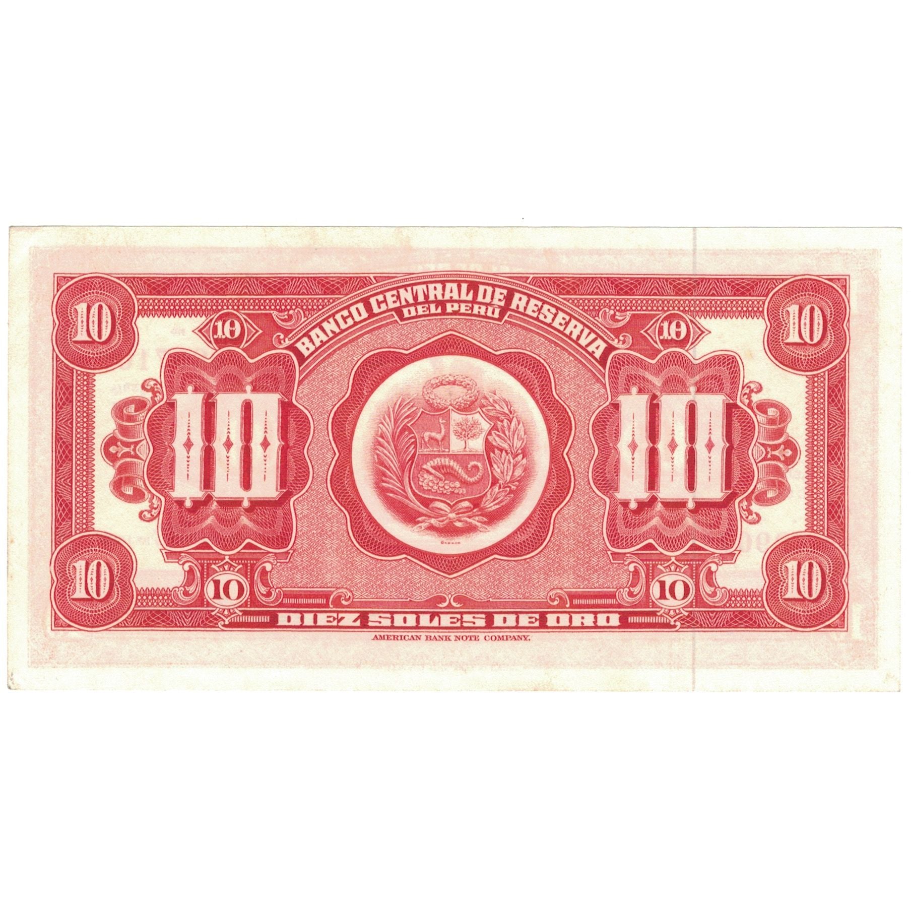 Billet, Pérou, 10 Soles De Oro, 1965, 1965-02-26, KM:88, SPL