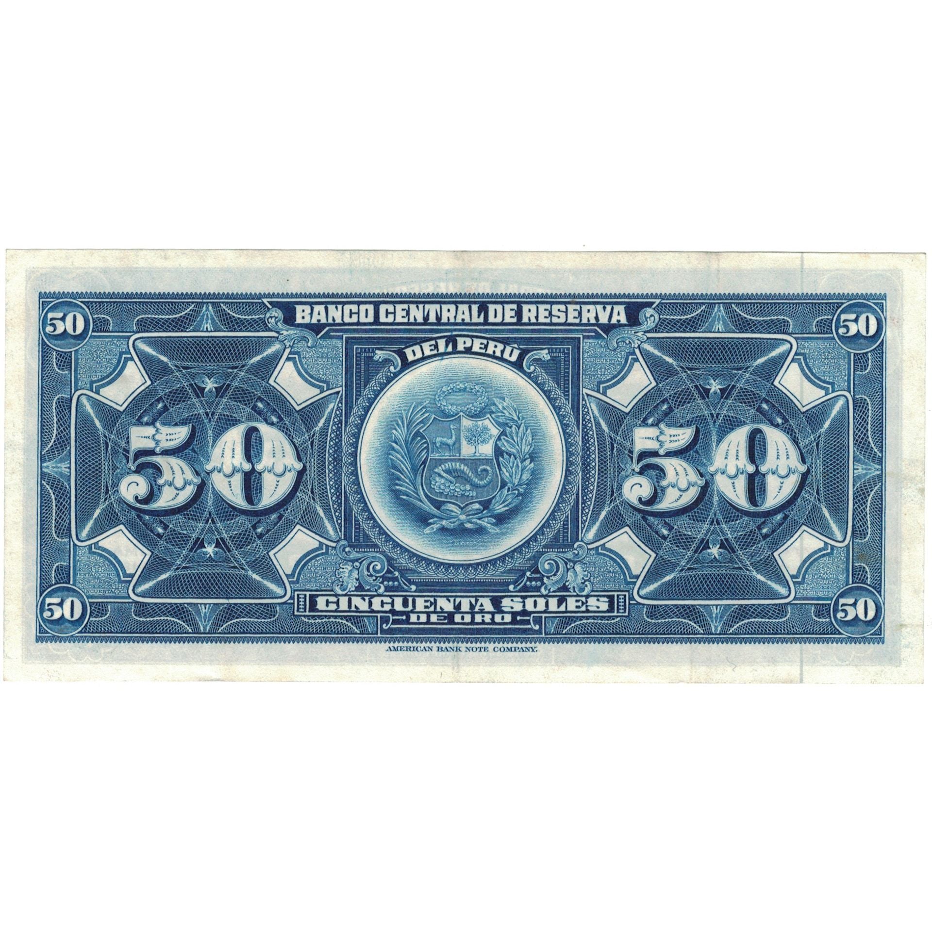 Banconote, Perù, 50 Soles De Oro, 1965, 1965-08-20, KM:89a, SPL