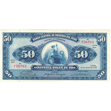 Banconote, Perù, 50 Soles De Oro, 1965, 1965-08-20, KM:89a, SPL