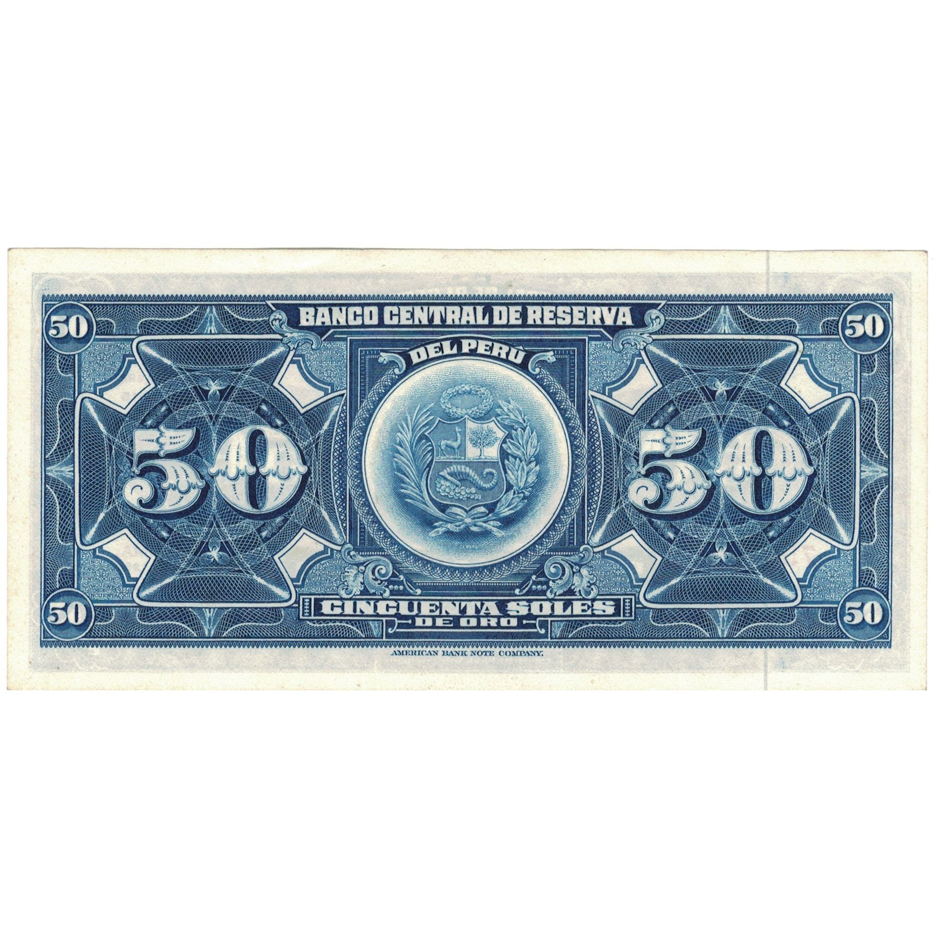 Banconote, Perù, 50 Soles De Oro, 1965, 1965-08-20, KM:89a, SPL