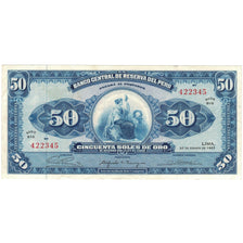 Billet, Pérou, 50 Soles De Oro, 1965, 1965-08-20, KM:89a, SUP
