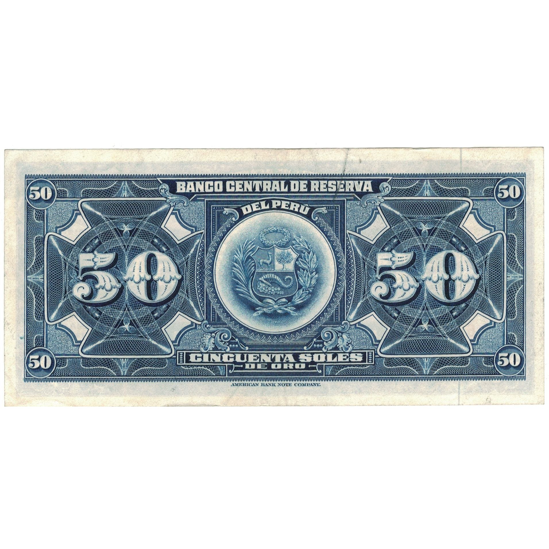 Billete, 50 Soles De Oro, 1965, Perú, 1965-08-20, KM:89a, EBC