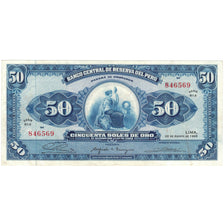Banconote, Perù, 50 Soles De Oro, 1965, 1965-08-20, KM:89a, BB+