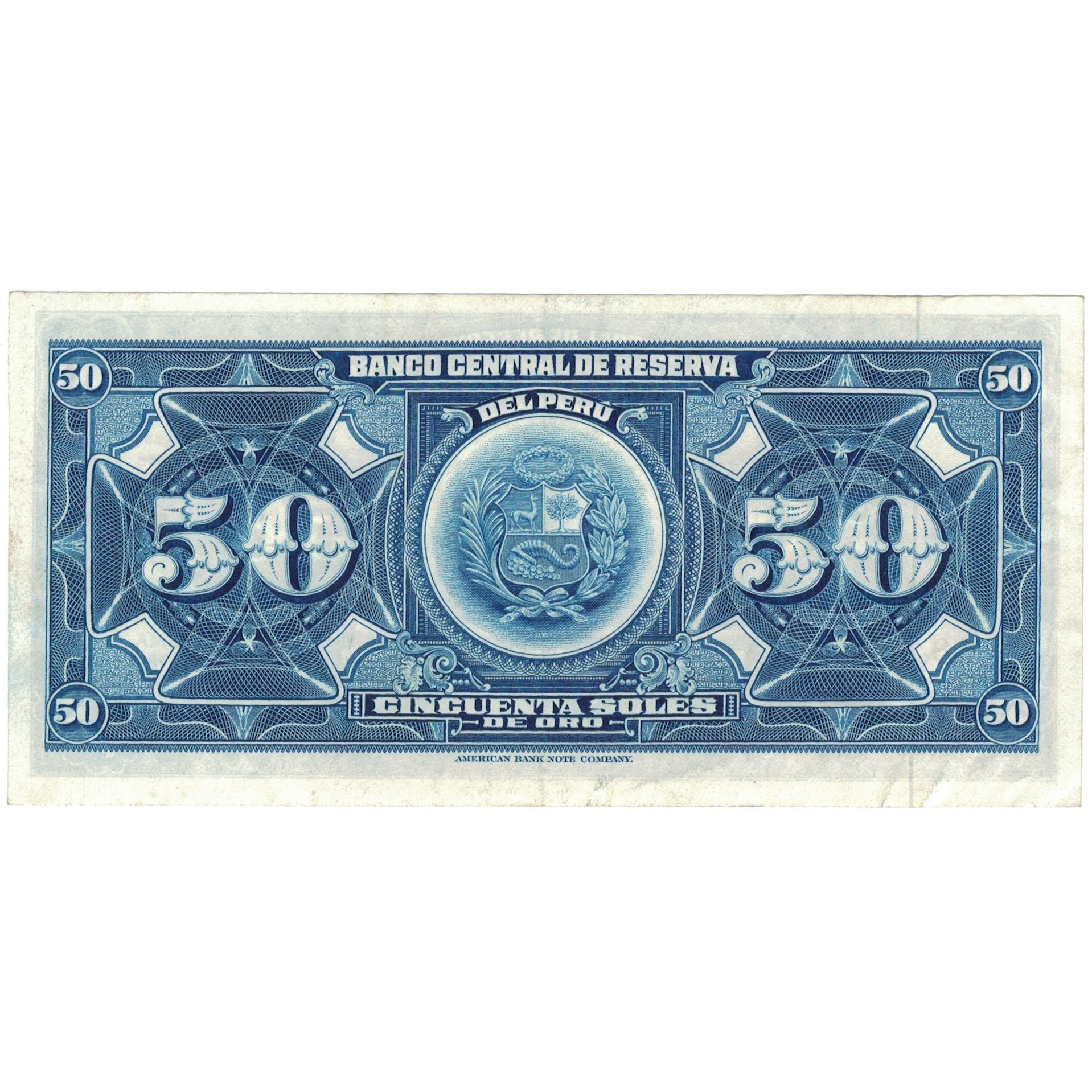 Banconote, Perù, 50 Soles De Oro, 1965, 1965-08-20, KM:89a, BB+