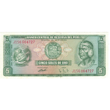 Banconote, Perù, 5 Soles De Oro, 1969, 1969-06-20, KM:99a, SPL+