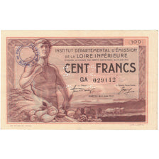France, Nantes, 100 Francs, 1940, Specimen, EF(40-45)