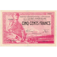 France, Nantes, 500 Francs, 1940, Specimen, SUP