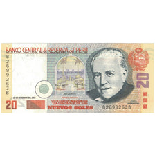Billete, 20 Nuevos Soles, 2001, Perú, 2001-09-27, KM:176a, SC+