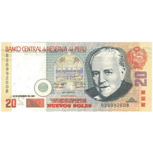 Banconote, Perù, 20 Nuevos Soles, 2001, 2001-09-27, KM:176a, SPL+