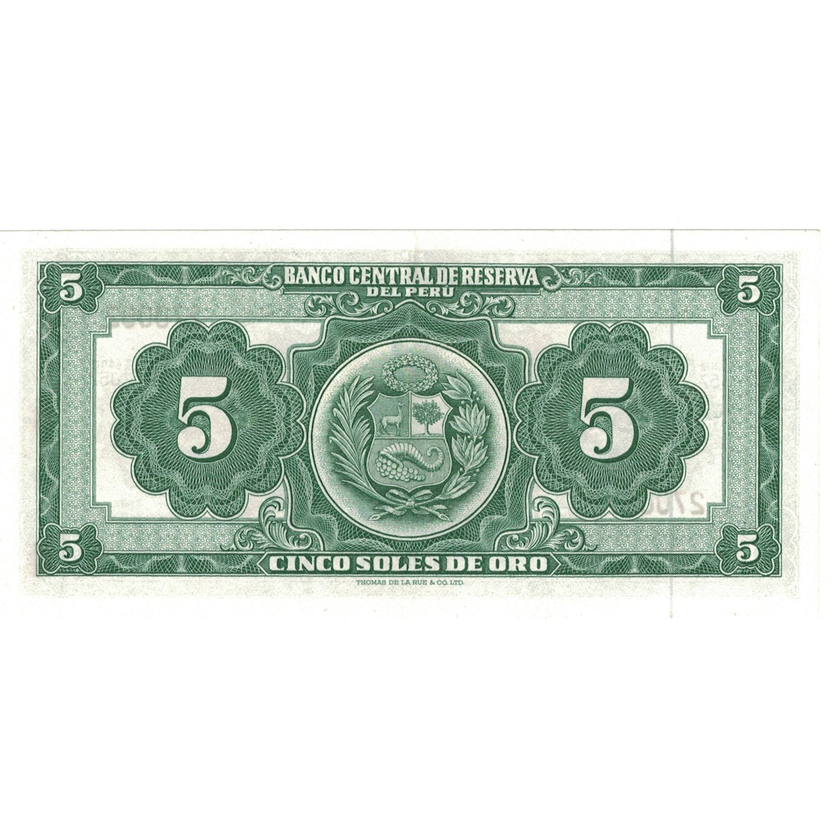 Geldschein, Peru, 5 Soles De Oro, 1962, 1962-02-09, KM:83a, UNZ-