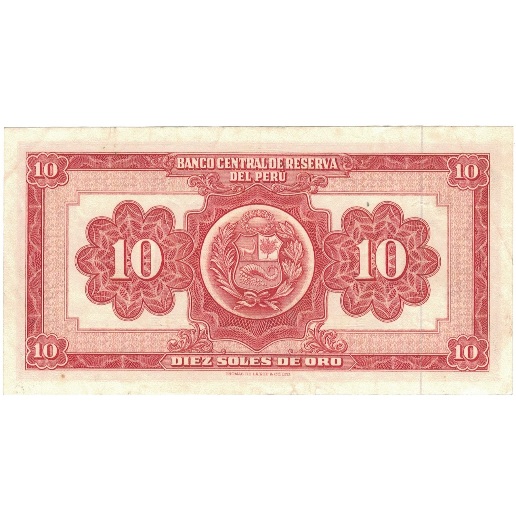 Banknote, Peru, 10 Soles De Oro, 1966, 1966-05-20, KM:84a, AU(55-58)
