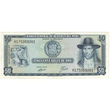 Geldschein, Peru, 50 Soles De Oro, 1974, 1974-08-15, KM:101c, VZ