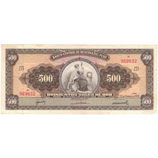 Billet, Pérou, 500 Soles De Oro, 1968, 1968-02-23, KM:87a, TTB+