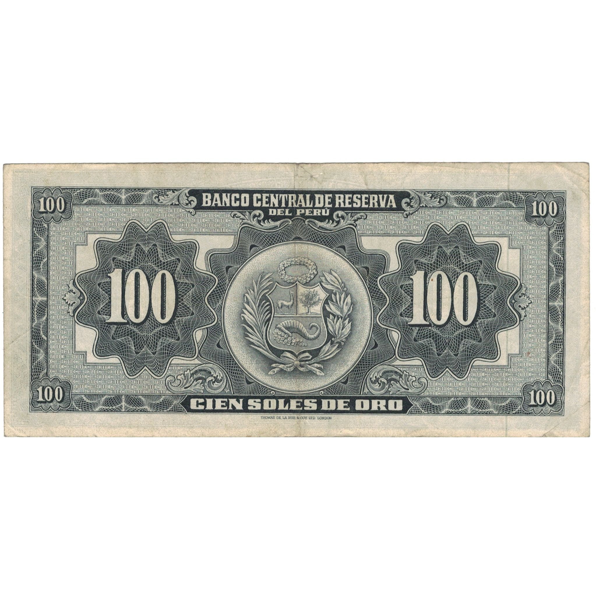 Banknote, Peru, 100 Soles De Oro, 1964, 1964-03-13, KM:86a, EF(40-45)