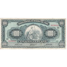 Billete, 100 Soles De Oro, 1964, Perú, 1964-03-13, KM:86a, MBC