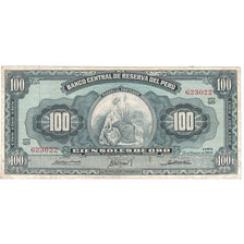 Billet, Pérou, 100 Soles De Oro, 1964, 1964-03-13, KM:86a, TTB