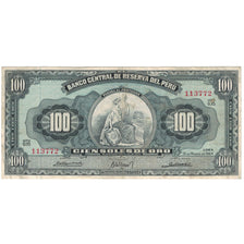 Geldschein, Peru, 100 Soles De Oro, 1964, 1964-03-13, KM:86a, SS