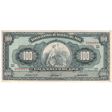 Billete, 100 Soles De Oro, 1964, Perú, 1964-03-13, KM:86a, MBC