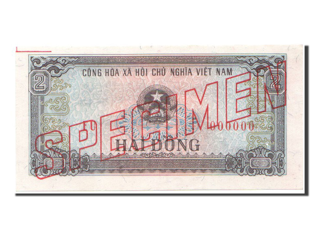Geldschein, Viet Nam, 2 D<ox>ng, 1980, UNZ