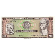 Billet, Pérou, 500 Soles De Oro, 1974, 1974-08-15, KM:104c, SPL+
