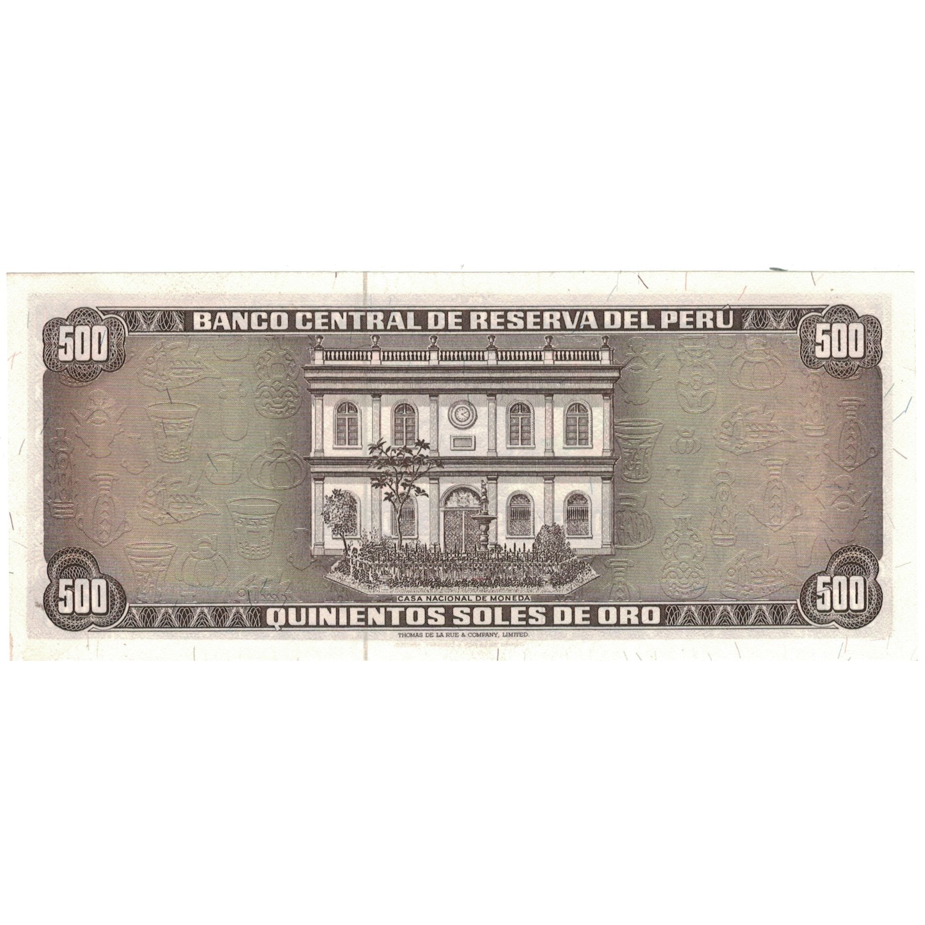 Billet, Pérou, 500 Soles De Oro, 1974, 1974-08-15, KM:104c, SPL+