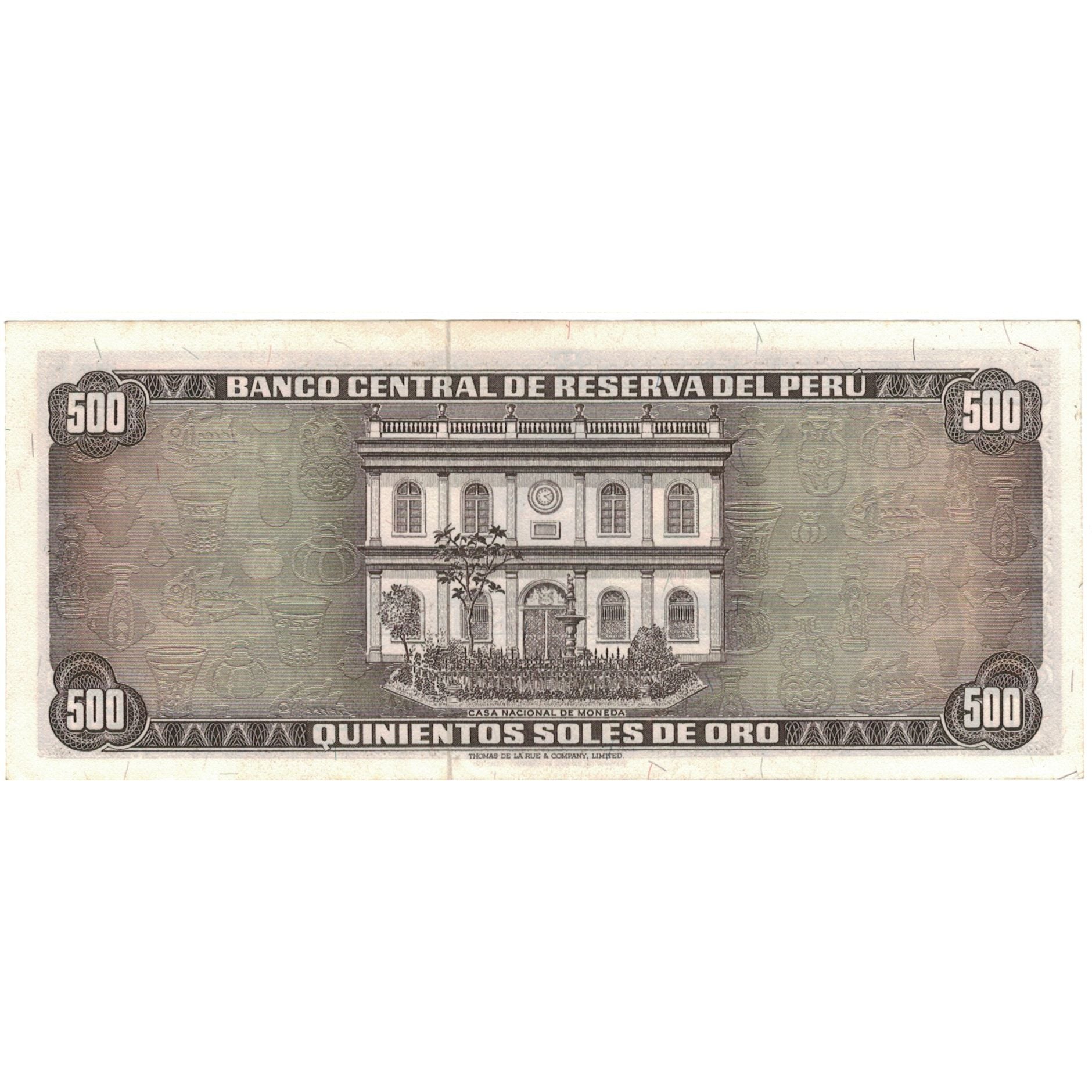 Banknote, Peru, 500 Soles De Oro, 1974, 1974-08-15, KM:104c, UNC(64)