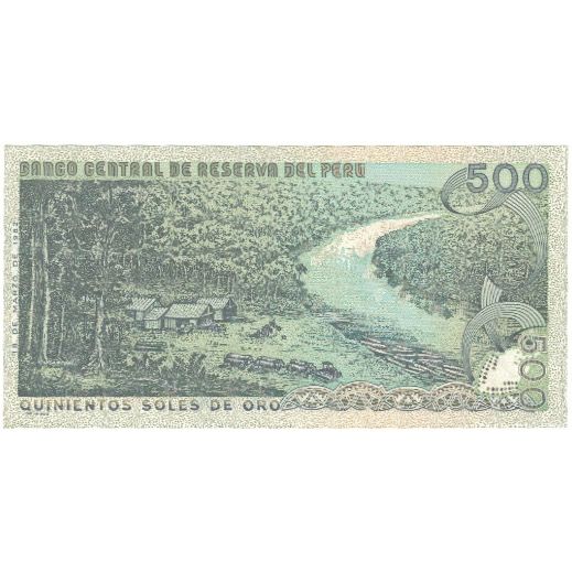 Banknote, Peru, 500 Soles De Oro, 1982, 1982-05-18, KM:125a, UNC(63)