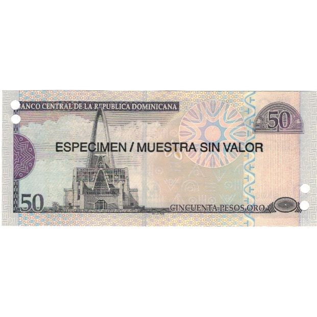 Billet, Dominican Republic, 50 Pesos Oro, 2006, 2006, Specimen, KM:176a, SPL