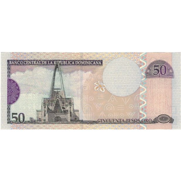Banconote, Repubblica domenicana, 50 Pesos Oro, 2003, 2003, KM:170c, SPL