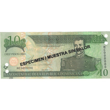Banconote, Repubblica domenicana, 10 Pesos Oro, 2003, 2003, Specimen, KM:168s3