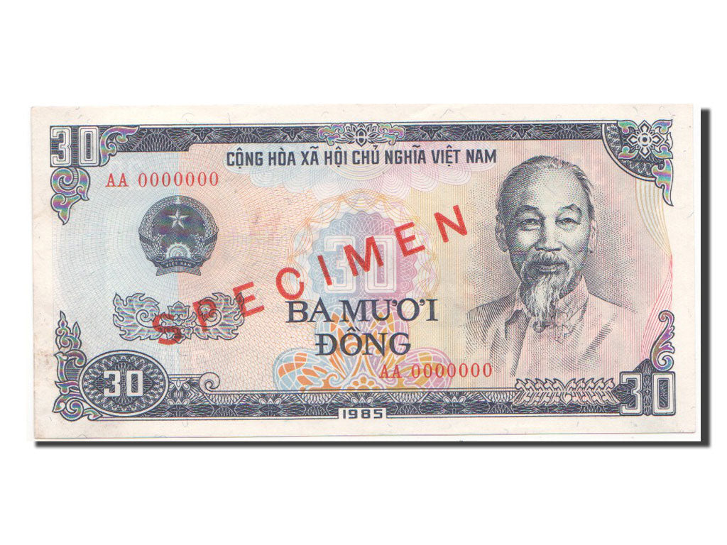 Banknote, Viet Nam, 30 D<ox>ng, 1985, UNC(65-70)