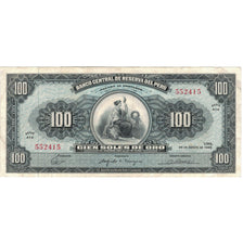 Banknote, Peru, 100 Soles De Oro, 1965, 1965-08-20, KM:90a, EF(40-45)