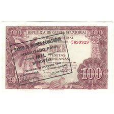 Billete, 1000 Bipkwele on 100 Pesetas, 1980, Guinea Ecuatorial, 1980-10-21