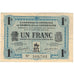 Francja, 1 Franc, Chambres de Commerce de Granville et Cherbourg, 1921